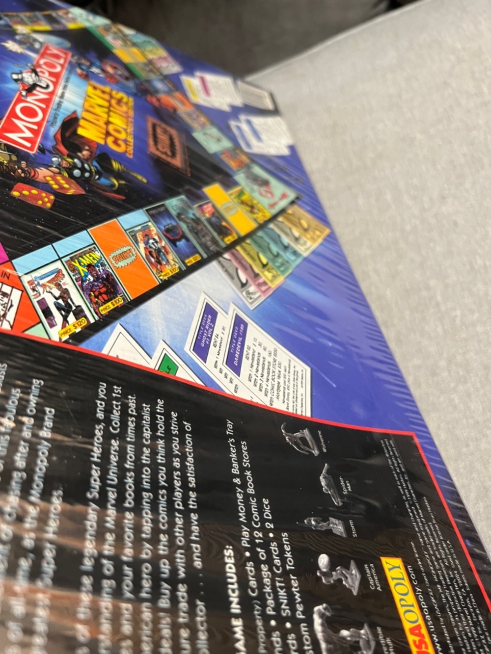 Marvel Comics Collector's Edition Monopoly Board Game 1999 NWT - Picture 12 of 13